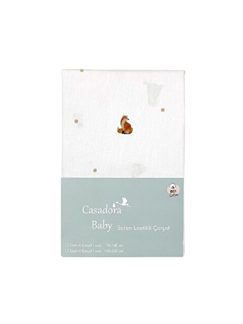 Casadora Baby 100% Pamuk Saten Bebek Lastikli Çarşaf - 70x140 cm - S000090942-37319