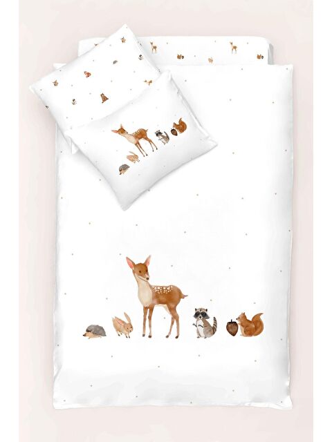 Casadora Baby Forest Amigos 100% Pamuk Saten Bebek Nevresim Takımı - S000057569-20063