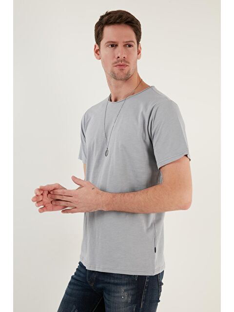 Buratti Bisiklet Yaka %100 Pamuk Slim Fit Basic Tişört 59020001