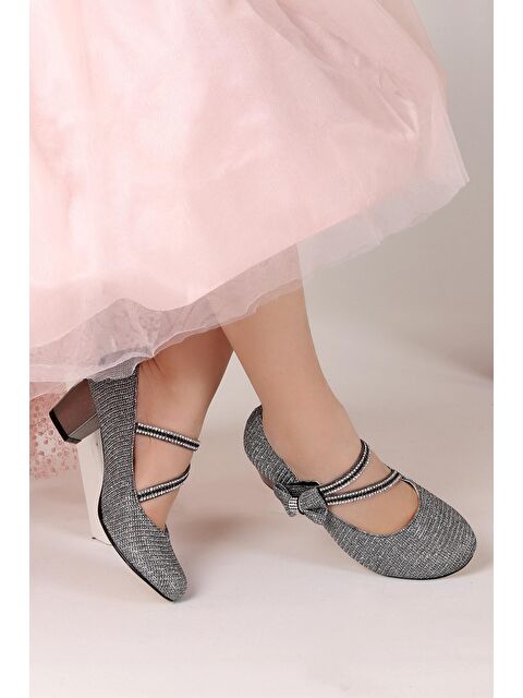 Kiko Kids Aisha Çupra Günlük Kız Çocuk 4 Cm Topuklu Abiye Ayakkabı - S000010475-26405