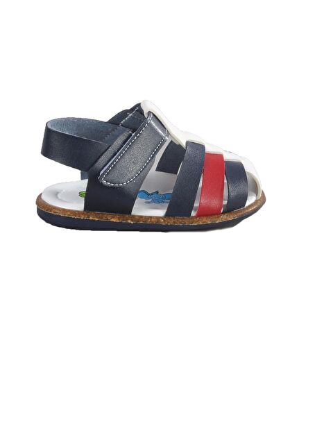 Ayakmod 004 Kırmızı-Lacivert Çocuk Sandalet - S000032742-37329