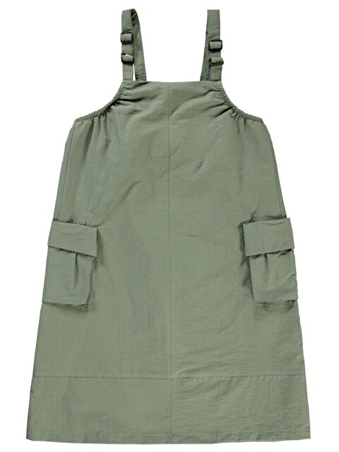 Civil Girls Askılı Körük Cepli 10-13 Yaş Elbise - Haki 10-11 Yaş - S000199951-18547