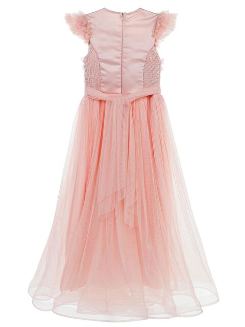 Civil Girls Bağcıklı 6-14 Yaş Abiye - Pudra 6-7 Yaş - S000367983-7152