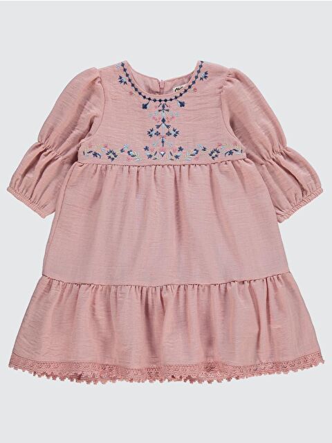Civil Girls Nakışlı 2-5 Yaş Elbise - Pembe2-3 Yaş - S000200015-20028