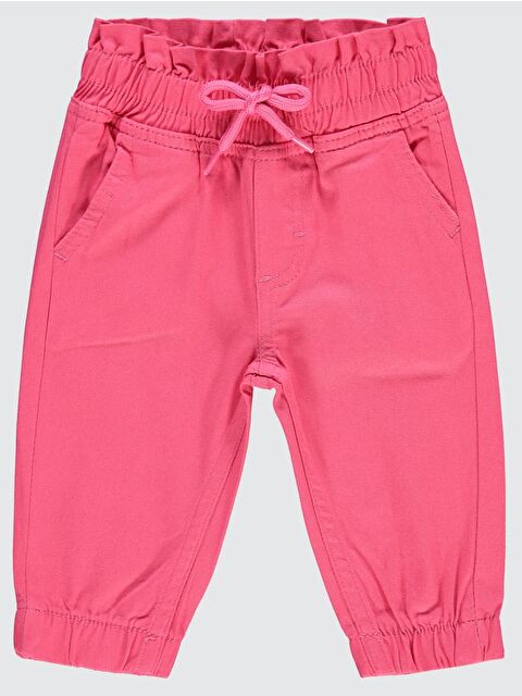 Civil Baby Bel Fırfırlı 6-18 Ay Pantolon - Fusya 9-12 Ay - S000201944-18686