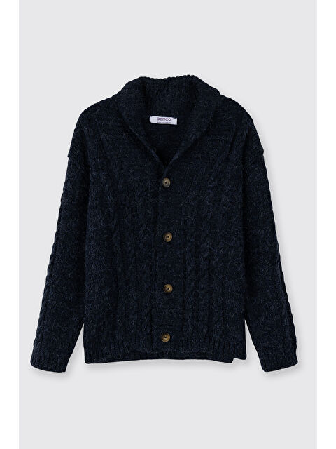 Panço Erkek Bebek Lacivert Triko Hırka - S000470909-21164