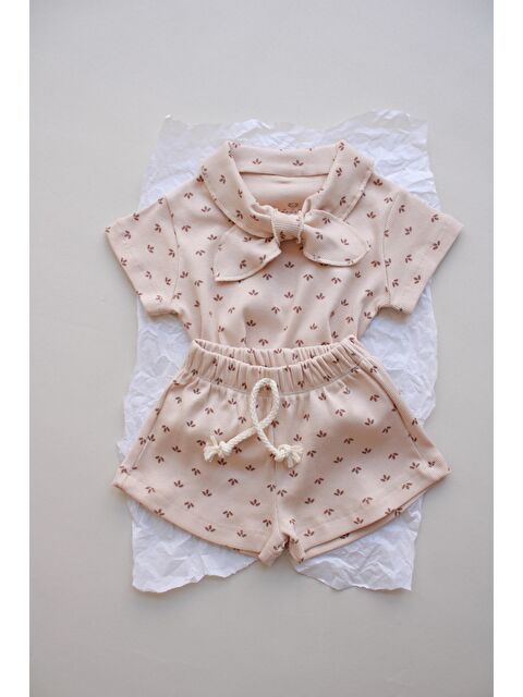 Oh La La Koala For Little Ones Yaprak Baskı Kaşkorse Yaka Bağlamalı Takım - S000421147-19928