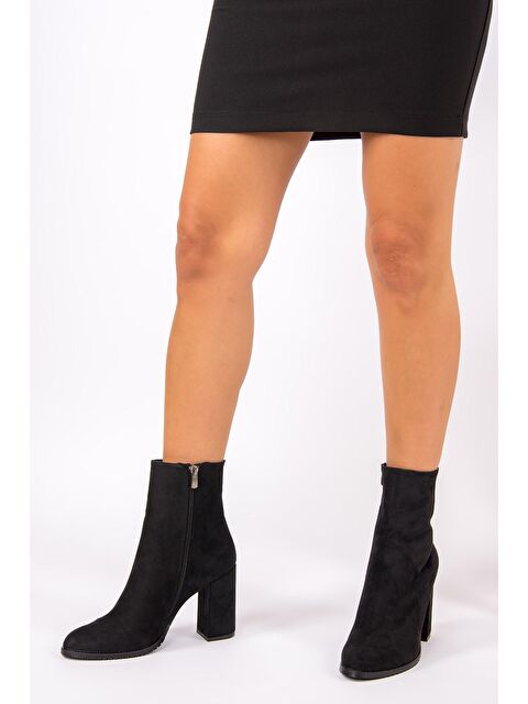 Fox Shoes G654088302 Siyah Kadın Bot - S000054483-19351