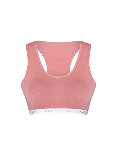 Hnx Pamuklu Çapraz Askılı Çıkarılabilir Kaplı Kadın Sporcu Büstiyer - S000041996-26429