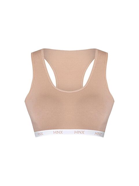 Hnx Pamuklu Çapraz Askılı Çıkarılabilir Kaplı Kadın Sporcu Büstiyer - S000041996-17365