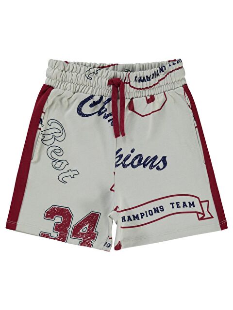 Civil Boys Champıons Emprime 10-13 Yaş Şort - Bordo 10-11 Yaş - S000369243-19951