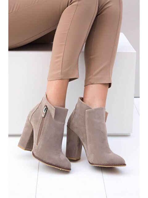 Fox Shoes A922640802 Vizon Kadın Bot - S000054490-26429