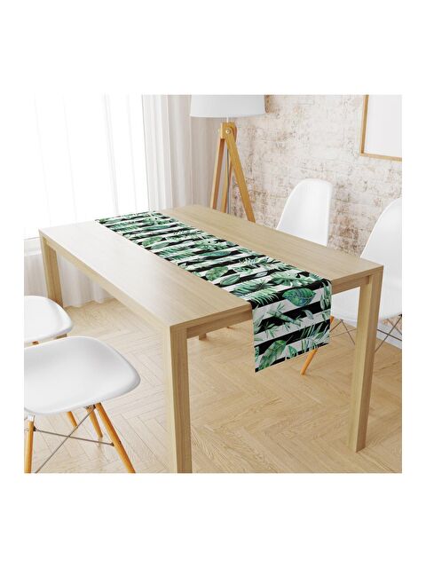 Evmila Çigili Yapraklı Desen Runner Llrn 11 40x140 cm - S000088131-23173