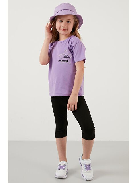 Lela Baskılı Bisiklet Yaka Pamuklu T Shirt 6211046 - S000001480-17241