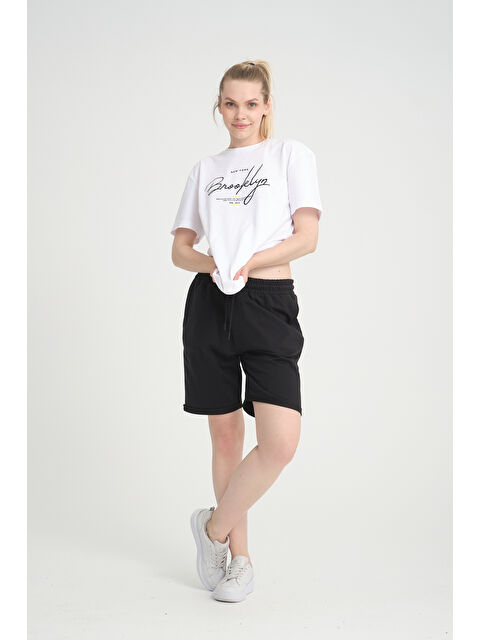 Süperlife Kadın Regular Fit Duble Paça Şort SPR24SRK51 - S000210357-19351