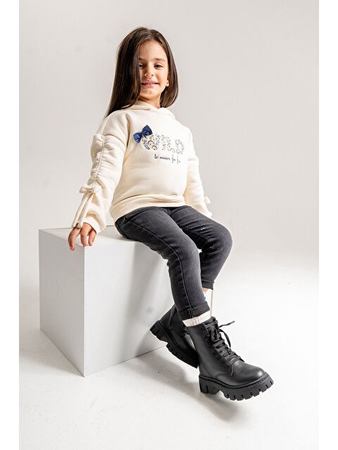 Mnpc Kız Çocuk Siyah Hakiki Deri Suya Dayanıklı Postal - S000446429-19351