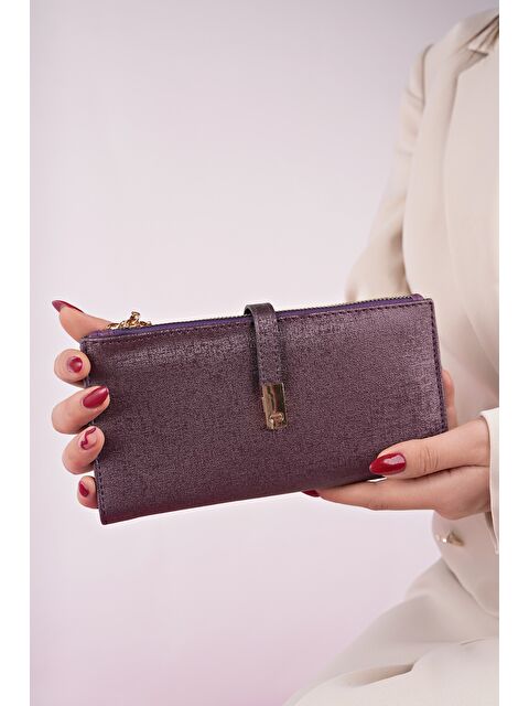 Muggo PERFECT Telefon ve Bozuk Para Bölmeli Zarf Model Kadın Cüzdan - S000379502-20042