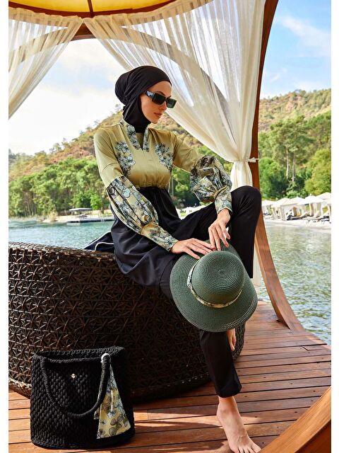 Mayovera Tasarım Mayo Tarz-ı Yonca Tasarım Kapalı Mayo - S000259460-37472