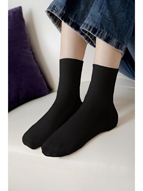 Black Deer Tenis Çorabı Kolej Çorap Unisex 2 Adet - S000074117-19351