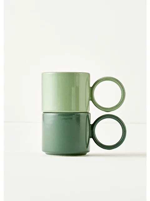 Bella Maison Arcana Espresso 2'li Set Yeşil (270 cc) - S000251213-18194