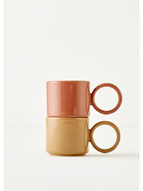 Bella Maison Arcana Espresso 2'li Set Gül Kurusu (270 cc) - S000251205-20028