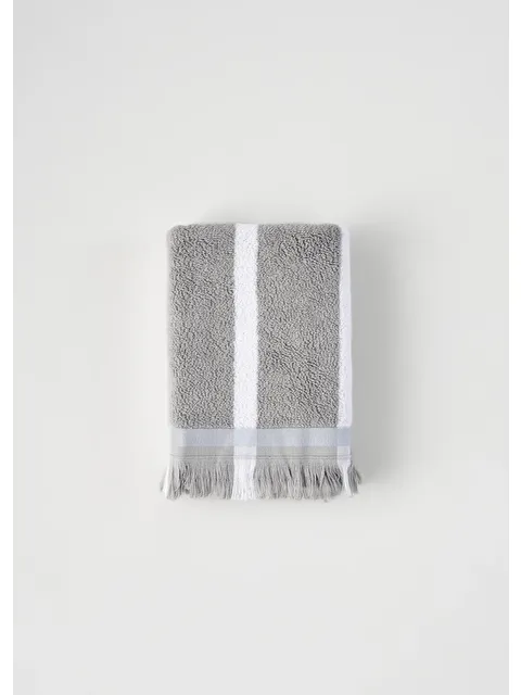 Bella Maison %100 Pamuk Ella Yüz Havlusu Gri (50x90 cm) - S000412702-20600