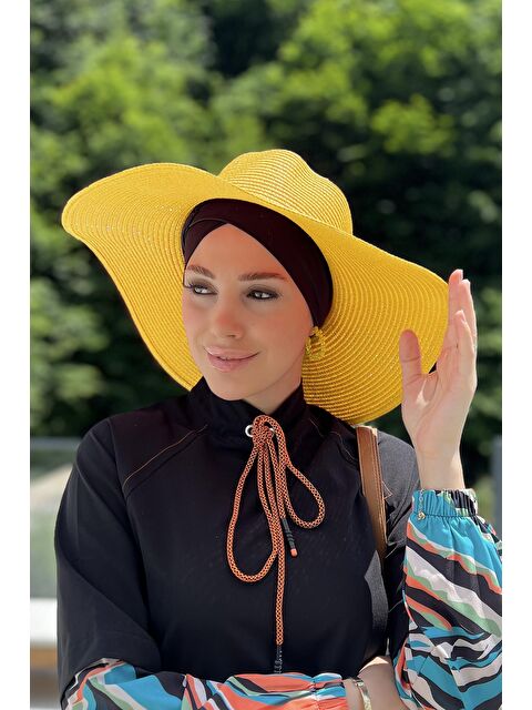 Remsa Mayo Hasır Şapka Sarı RŞ-64 - S000240625-20072