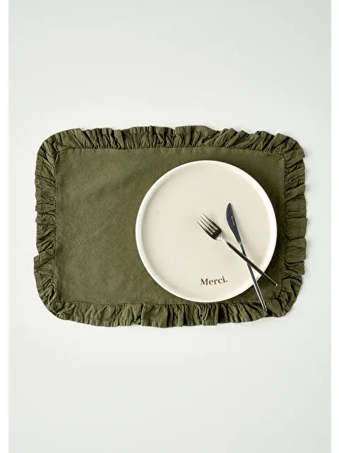 Bella Maison %100 Pamuk Elegance Amerikan Servis Haki (35x45 cm) - S000362397-18547