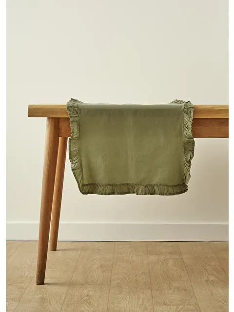 Bella Maison %100 Pamuk Elegance Runner Haki (50x150 cm) - S000347787-18547