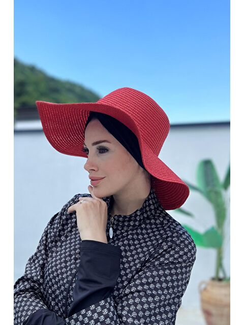 Remsa Mayo Hasır Şapka Kırmızı RŞ-64 - S000216612-20045