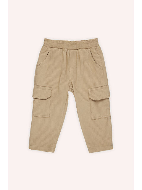 Panço Erkek Bebek Fitilli Bej Pantolon - S000319918-19928