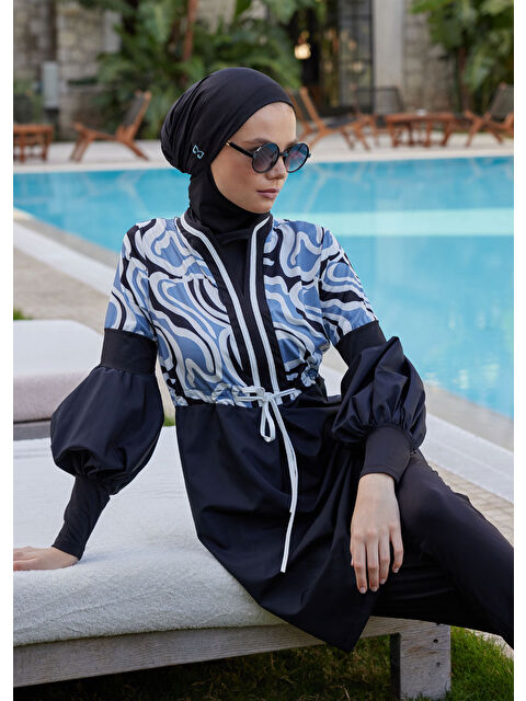 Mayovera Tasarım Mayo Tarz-ı Retro Tasarım Tesettür Mayo - S000253441-23173