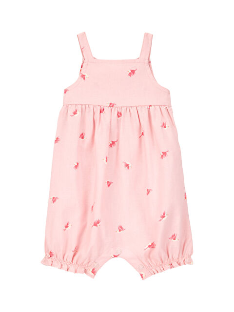 Carter's Kız Bebek Kısa Tulum 3 Ay-24 Ay Pembe - S000457860-20024