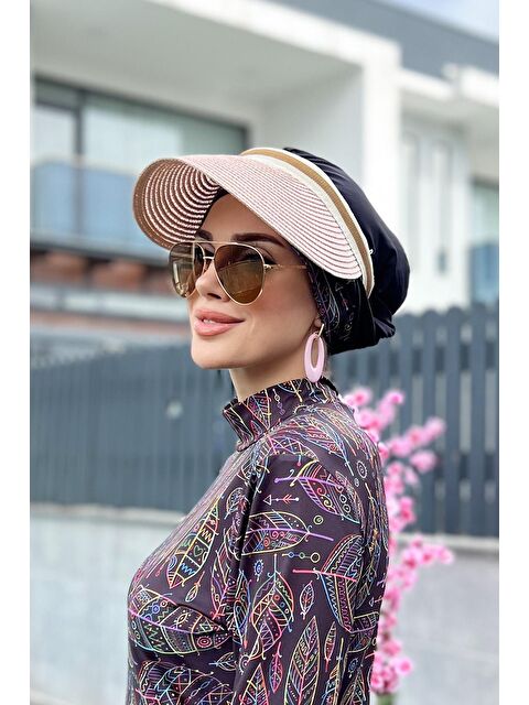 Remsa Mayo Vizör Hasır Şapka Güneş Koruyucu Siperlik Pudra RŞ-47 - S000210925-23490