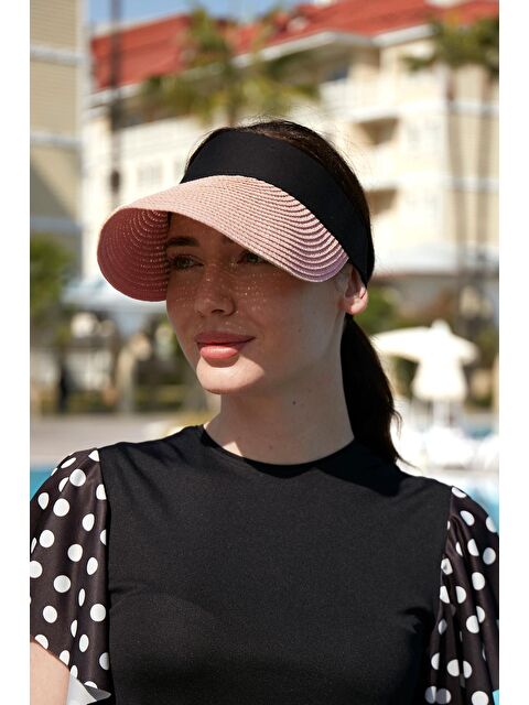 Remsa Mayo Pudra Katlanır Hasır Vizör Şapka Güneş Koruyucu Siperlik RŞ-43 - S000203631-23490