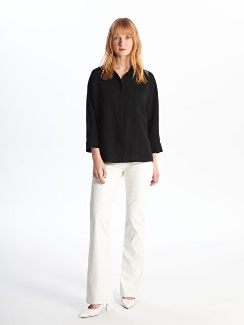 KOOR Kadın Siyah Gömlek 	 Bg56