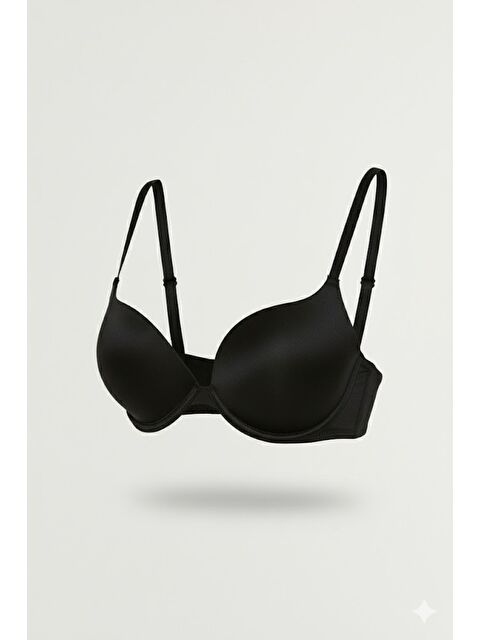 C&City Double Push-Up Destekli Sütyen C17035 Siyah - S000221932-19351