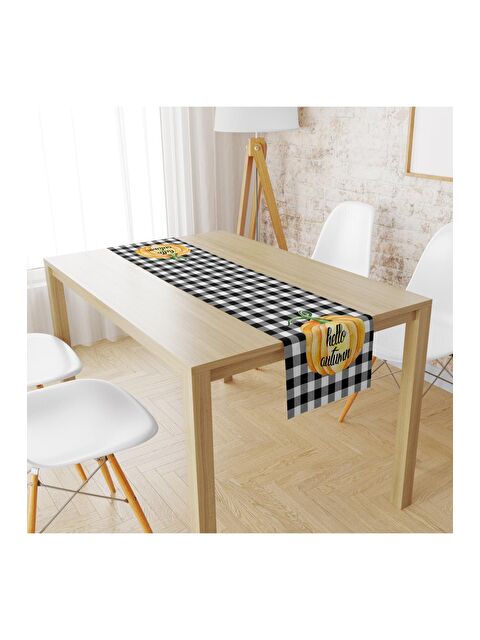 Evmila Kabak Figürlü Pötikare Desen Runner Llrn 33 40x140 cm - S000088153-23173