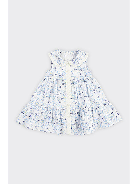 Panço Kız Bebek Çiçek Desenli Elbise - S000258331-17234