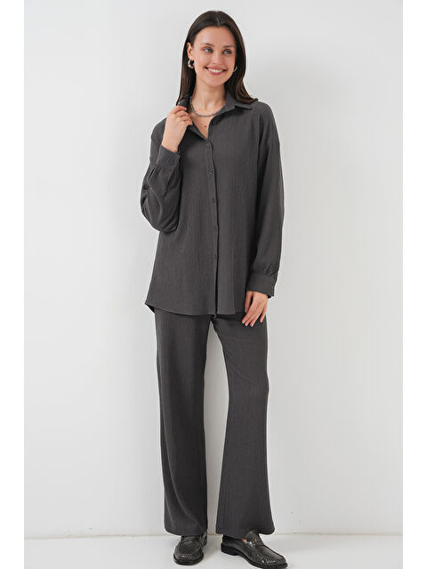 Bigdart 5858 Örme İkili Takım - Antrasit - S000089535-29666