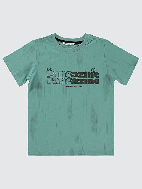 Civil Boys Erkek Çocuk Tişört 10-13 Yaş Yosun Yeşili