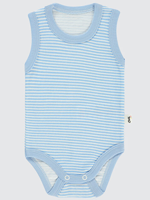 Civil Baby Bebek Çıtçıtlı Badi 1-36 Ay Mavi