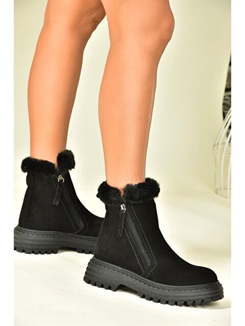 Fox Shoes N6540806 Siyah Kadın Bot - S000054493-19351