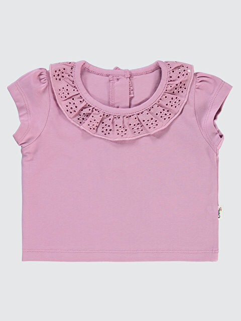 Civil Baby Kız Bebek Tişört 6-18 Ay Lila