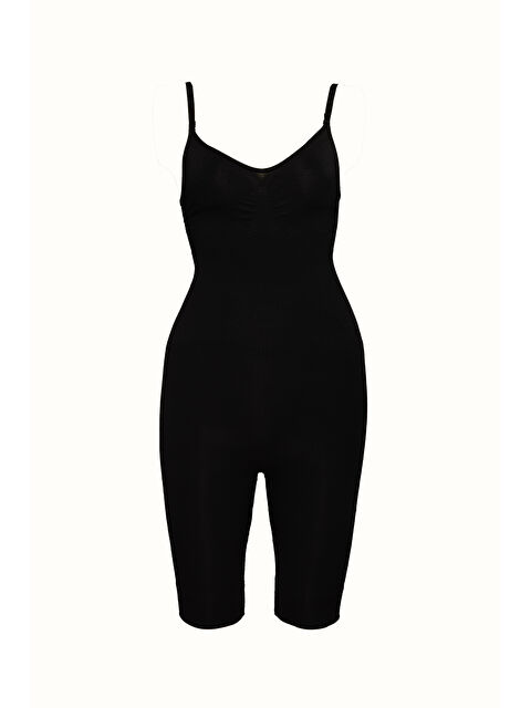 C&City C12011 Kadın Body Boxer Korse Siyah - S000222304-19351