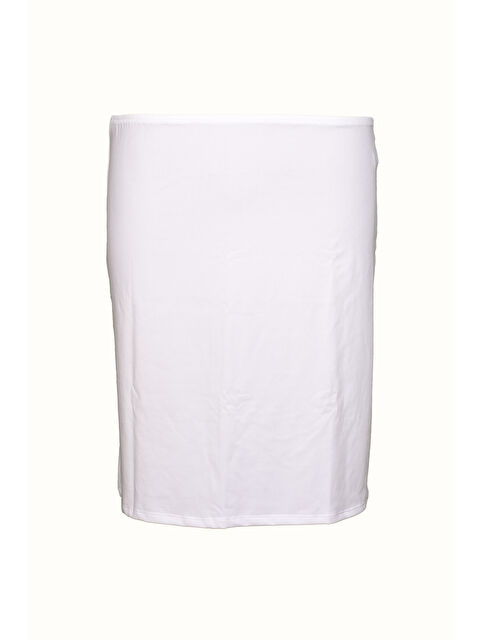 C&City C1506 Kadın Uzun Jüpon Beyaz - S000223024-20063