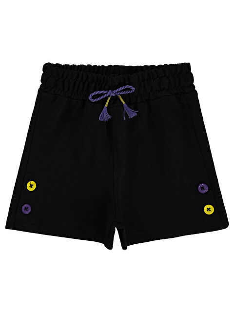 Civil Girls Kız Çocuk Şort 2-5 Yaş Siyah