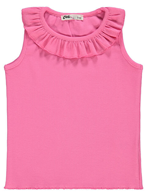 Civil Girls Kız Çocuk Tişört 2-5 Yaş Fuşya