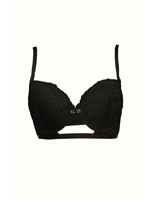 C&City Desteksiz Sütyen Külot Takım C14159 Siyah - S000222194-19351