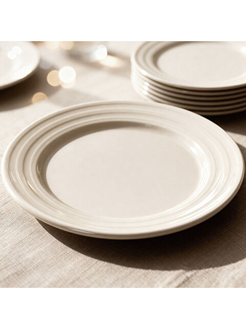 GÜRAL PORSELEN Lizbon 12 Adet 20 Cm Pasta Tabağı - S000483514-37646